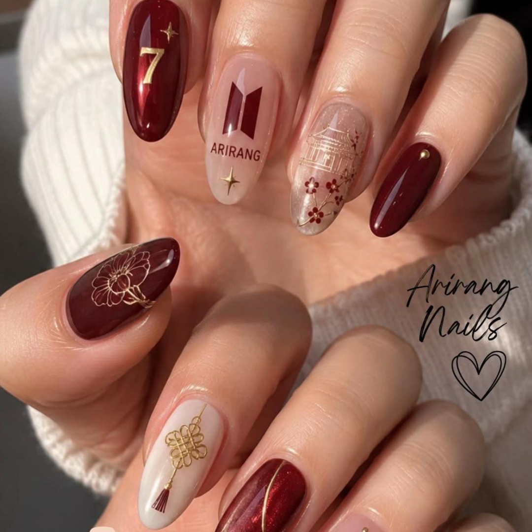 BTS Nail Art inspiration 1