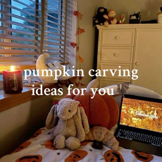 Cute Pumpkin Carving moodboard preview