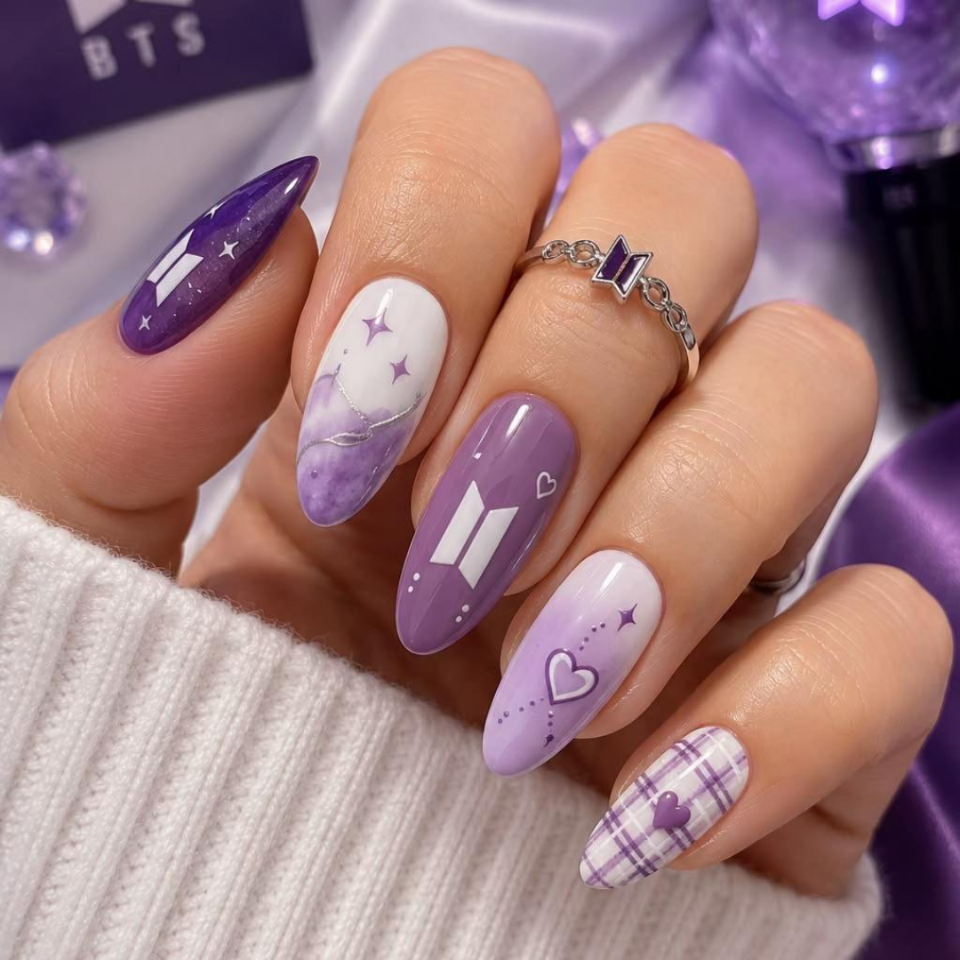 BTS Nail Art inspiration 2